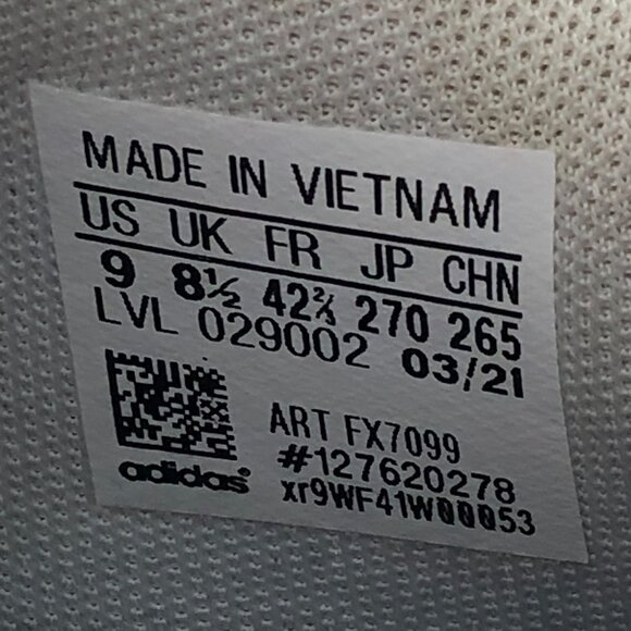 Adidas  Men's Size 9 Pro Model 2G Low Triple White Lace-Up Low Top Sneakers - Picture 14 of 15